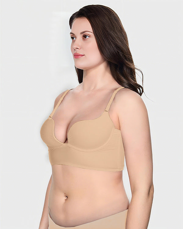 Low Cut U-Shaped Backless Bra