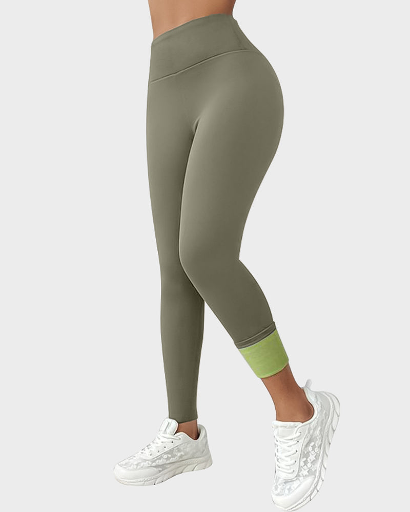 Fleece-Lined Tummy Control Shaping Leggings