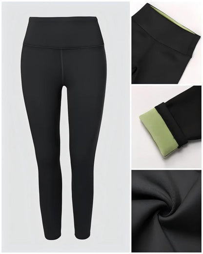 Fleece-Lined Tummy Control Shaping Leggings