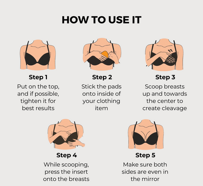 Instant Boost Breast Lift Sticky Insert Pads