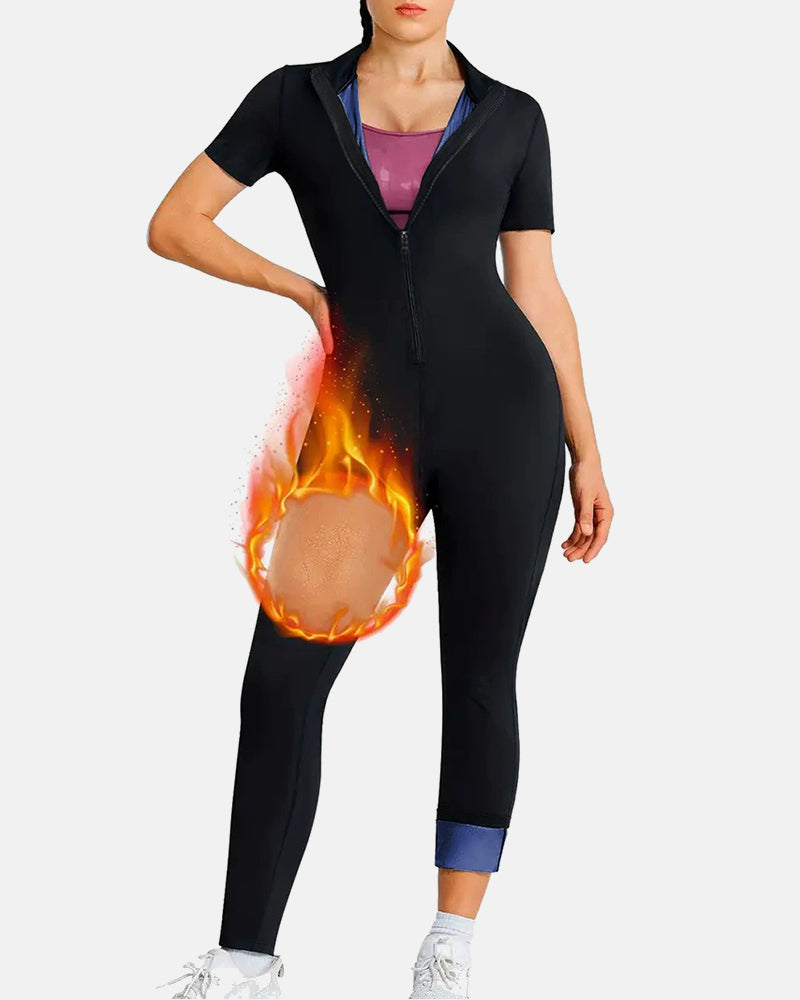 Women's Full Body Sauna Suit for Waist Training and Belly Fat Workouts