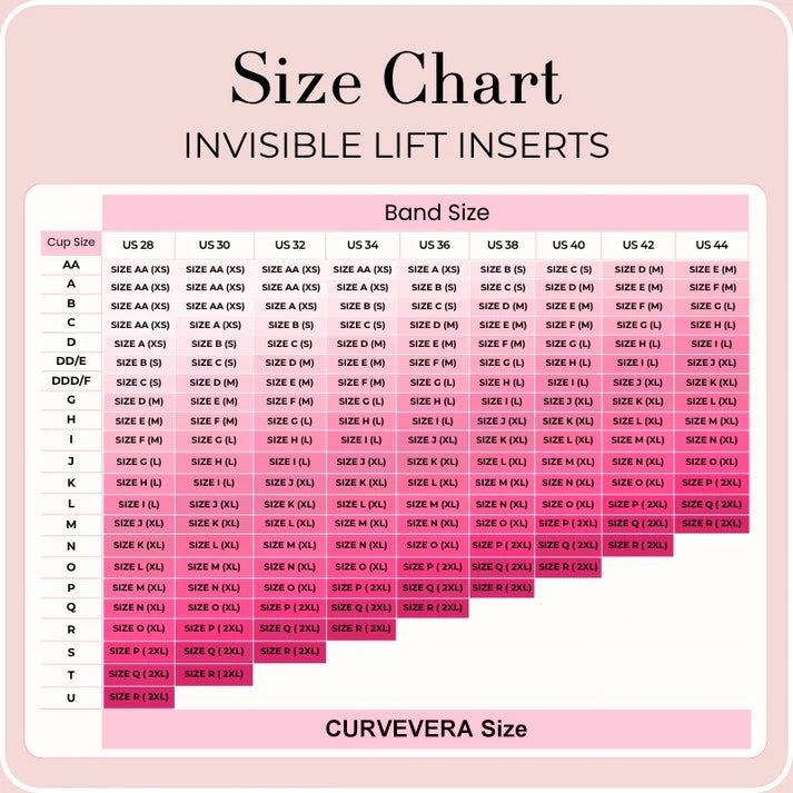 Double-Sided Adhesive Invisible Lift Inserts