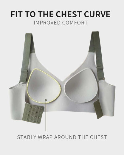 Anti-Sagging Support Shockproof Sports Fixed Cup Bra For Women