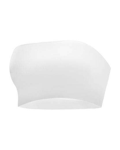 Plus Size Seamless Ice Silk Strapless Bra for Women Sheer Breathable Sexy Push-Up Strapless Lingerie for Women