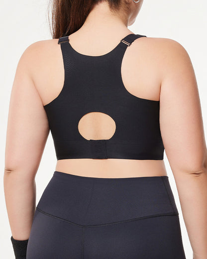 Plus-Size Women's Lingerie Seamless Minimizes Large Bust Push-Up & Lift Side Support Sculpted Back Sports