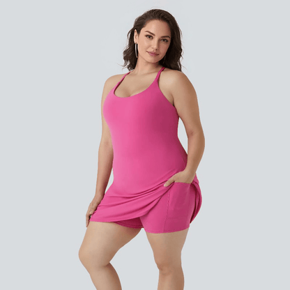 The Ultimate Tummy Control Backless Active Dress