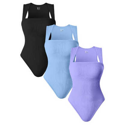Curvevera™ Ribbed Snatching Bodysuit