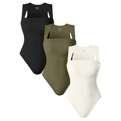 Curvevera™ Ribbed Snatching Bodysuit