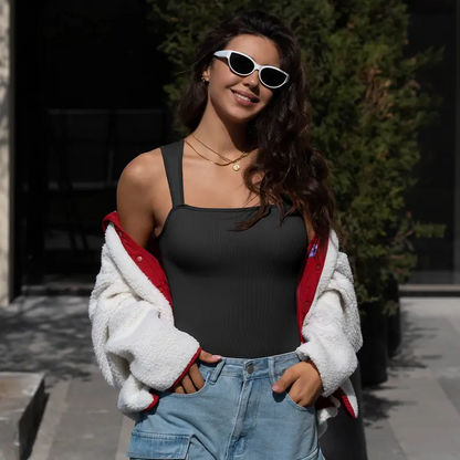 Curvevera™ Ribbed Snatching Bodysuit