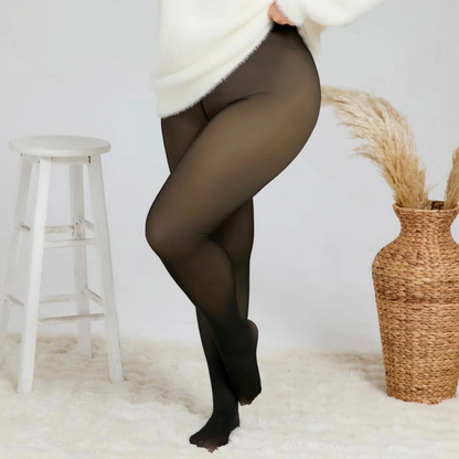 New model One-Seam Translucent Fleece Lined Tights