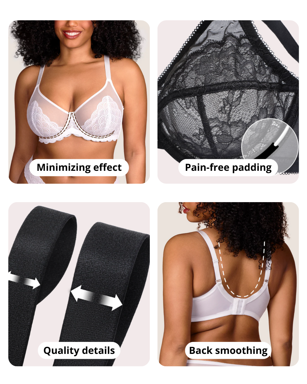 Breast Minimizer Bra - Enchante