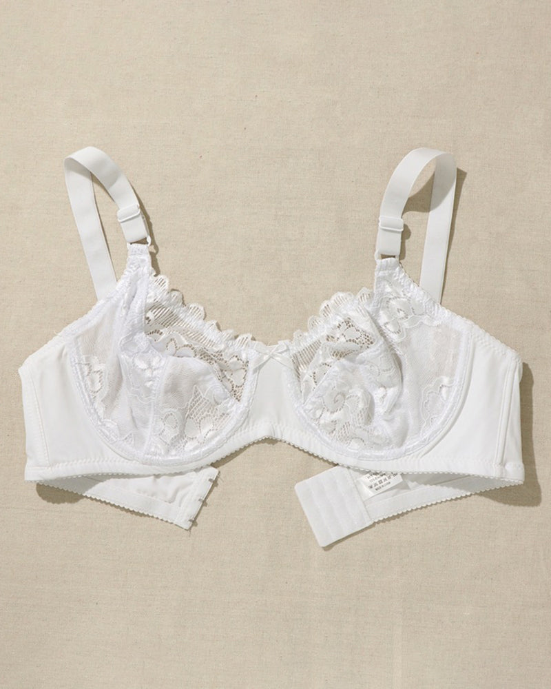 Plus-Size Women's Lingerie Large Cup Size Lightweight Curvy Sexy Lace