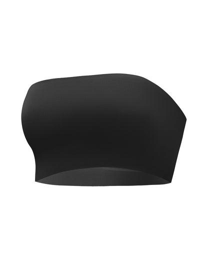 Plus Size Seamless Ice Silk Strapless Bra for Women Sheer Breathable Sexy Push-Up Strapless Lingerie for Women