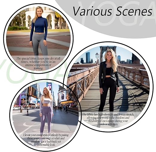 High-waisted tummy-controlling and body-shaping training leggings