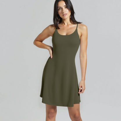 The Ultimate Tummy Control Backless Active Dress