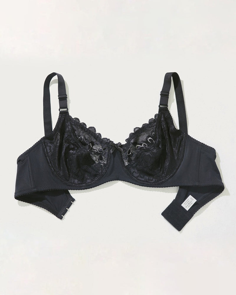 Plus-Size Women's Lingerie Large Cup Size Lightweight Curvy Sexy Lace