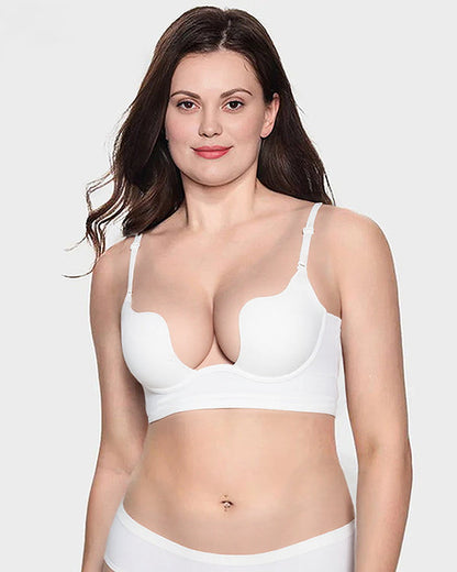 Low Cut U-Shaped Backless Bra