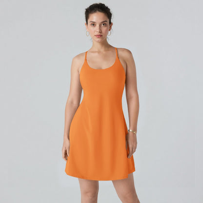 The Ultimate Tummy Control Backless Active Dress