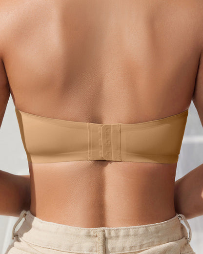 Strapless, Gathering, Small Bust, Non-Slip, Wrap-Around, Anti-Exposure, Seamless, Halter Neck, Lightweight, Invisible, Beautiful Back, Women's Bra