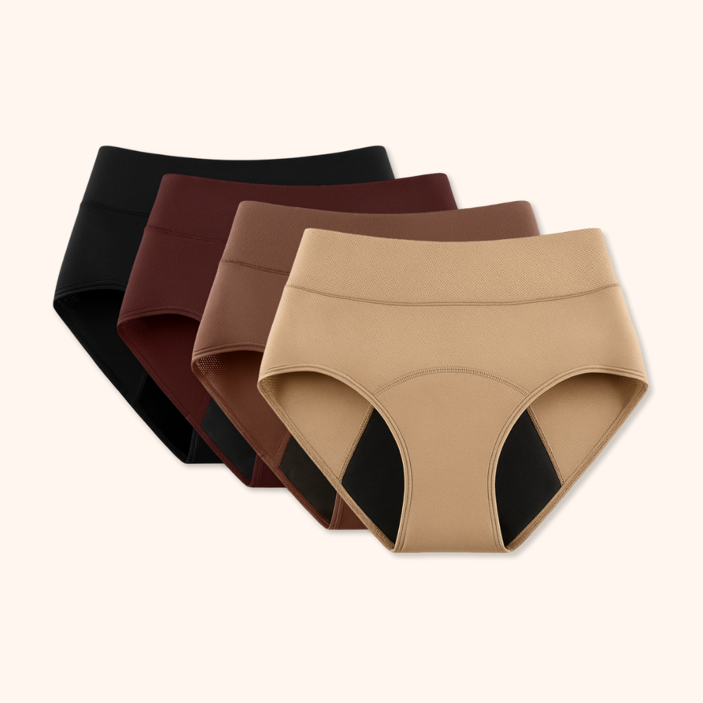 Curvevera 100% Leak-Proof Underwear That Won't Let You Down for Women 60+ (4-Pack)