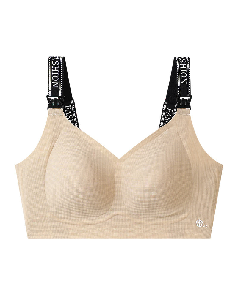 Nursing Support Anti-sagging Postpartum Feeding Fixed cups Back-enhancing Bra