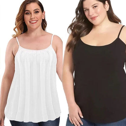 Loose-fitting Tank Top With Built-in Bra