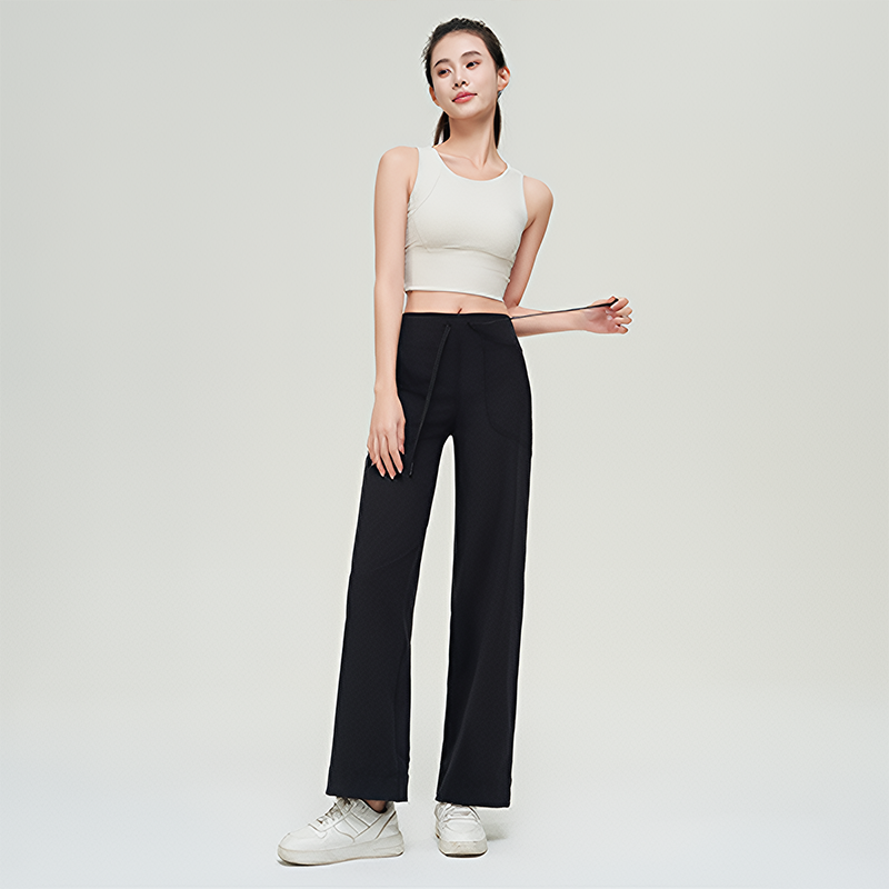 Business Casual High-Waist Wide Leg Pants