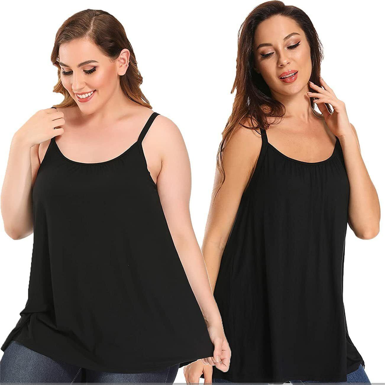 Loose-fitting Tank Top With Built-in Bra