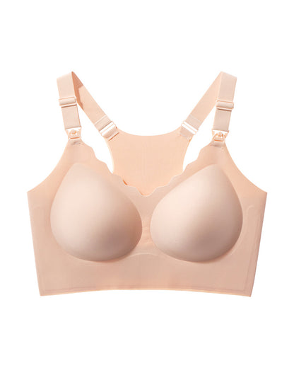 Plus-Size Women's Lingerie Seamless Minimizes Large Bust Push-Up & Lift Side Support Sculpted Back Sports
