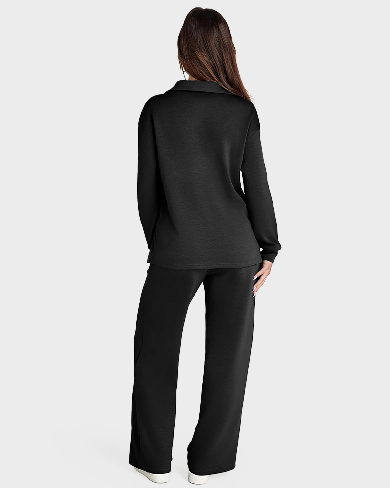 Women's Fall Transition 2-Piece Set - Breathable & Wrinkle Resistant Sweatsuits Sets