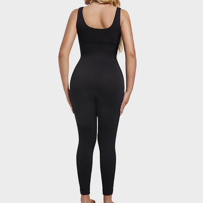 Seamless Square Neck Sport Jumpsuit