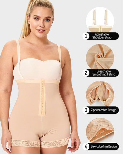 Tummy Control Butt Lifter Bodysuit BBL Fajas