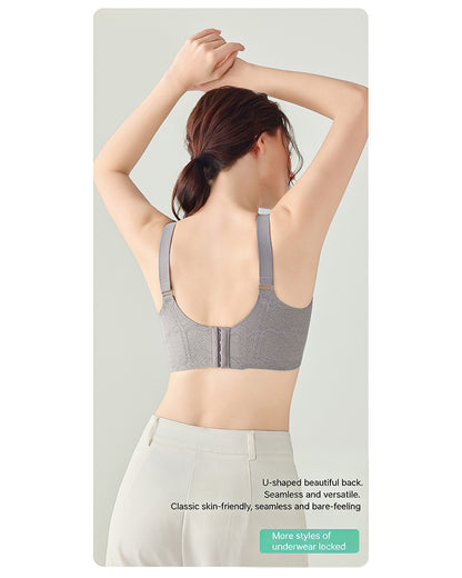 Lace Lightweight Cup Maternity Nursing Bra - Wire-Free Soft Support, Seamless, Anti-Gaping, Strapless