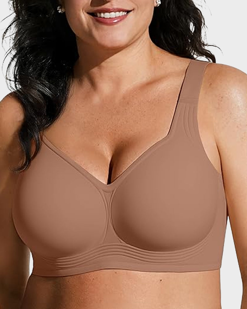 Comfortable Wireless Full Coverage Jelly Smoothing Bra