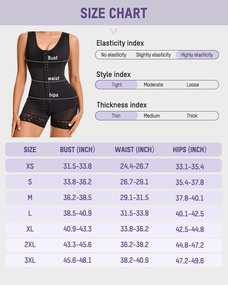 Full Body Shapewear with Tummy Control