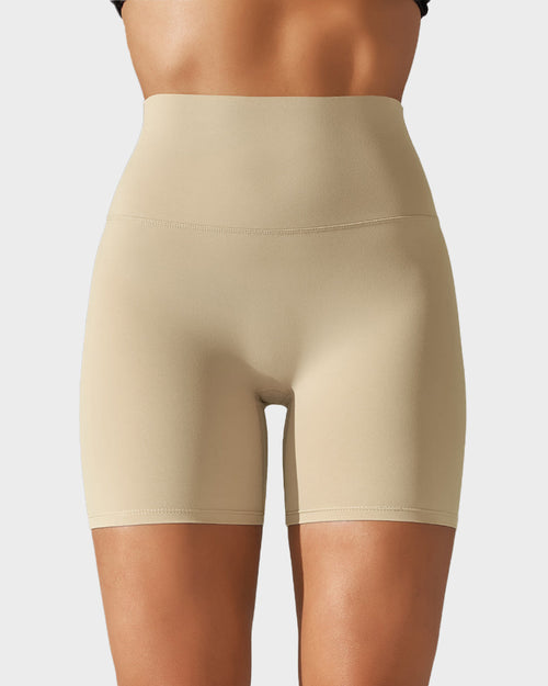 High-Waist Mesh Tummy Control Breathable Boyshorts