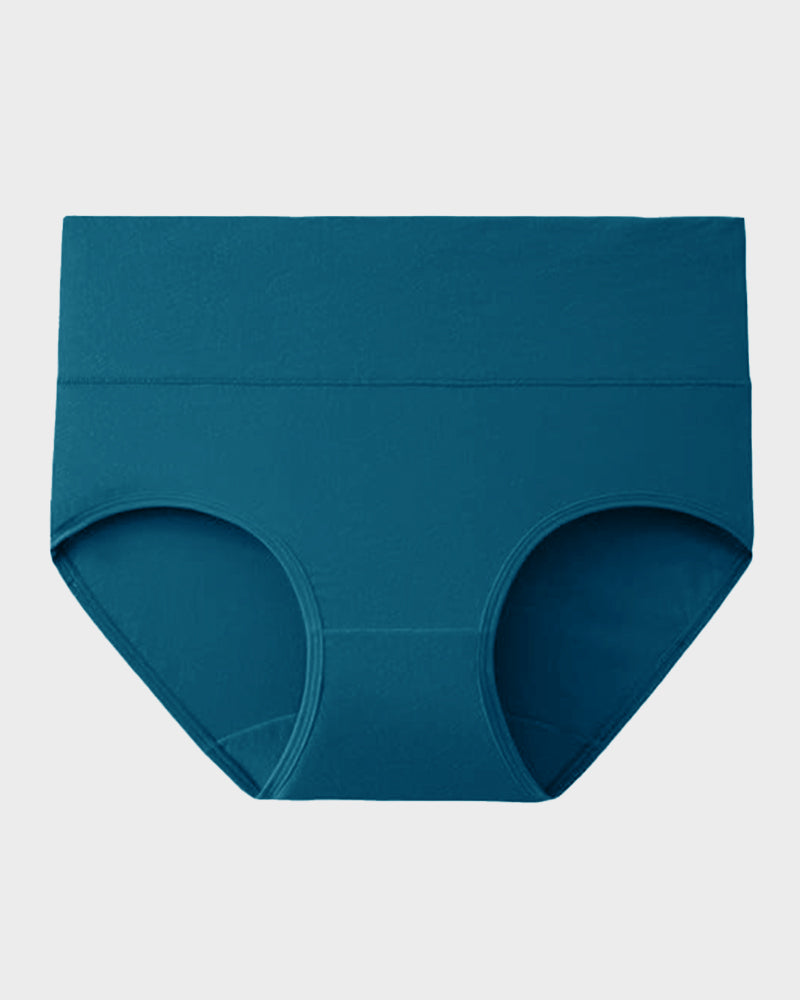 High-Waisted Full Coverage Cotton Briefs(4 pack)