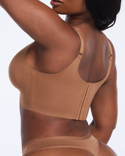 Wireless V-Neck Back & Side Smoothing Bra