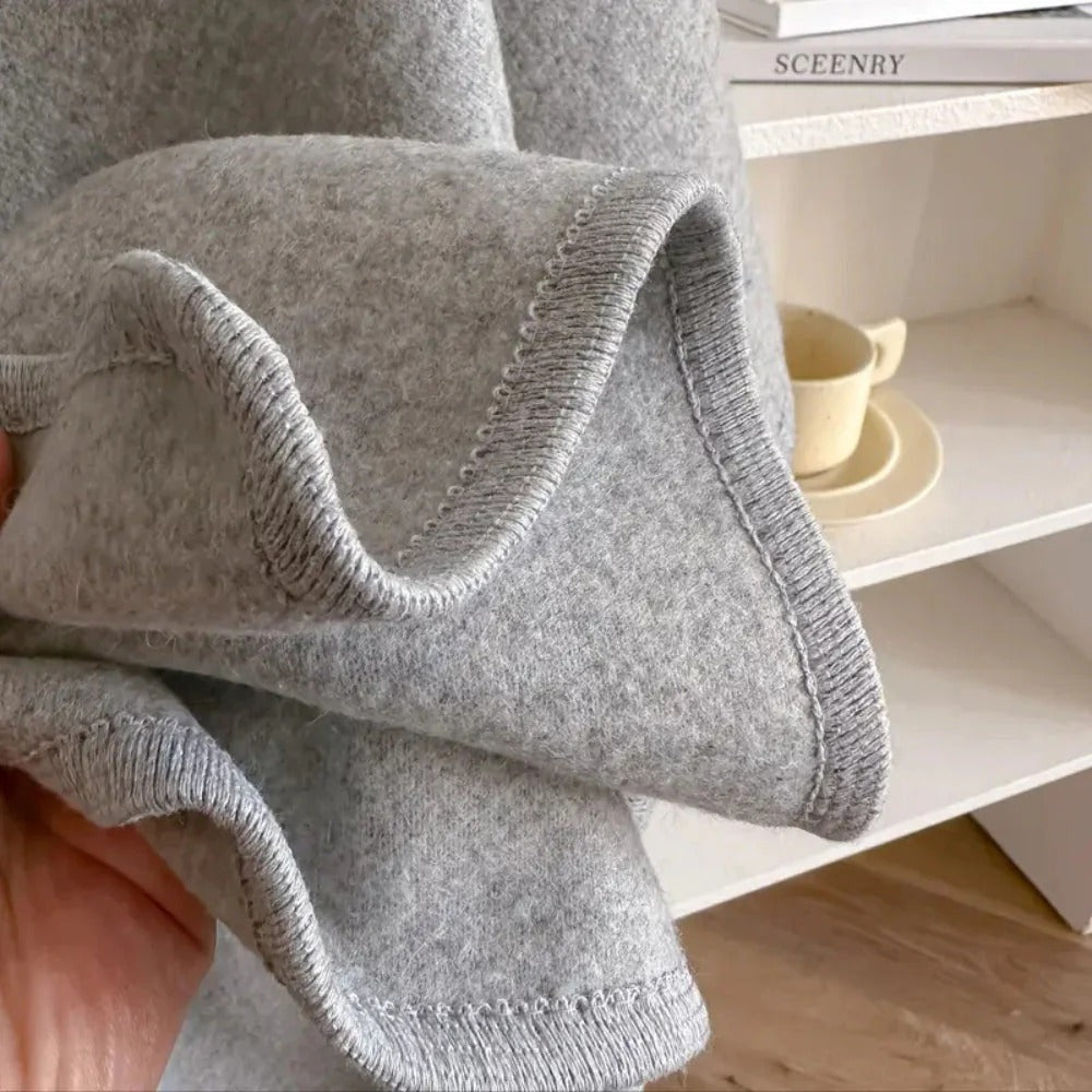 Women's Solid Color Cape Shawl Casual Elegant Wrap Shawl